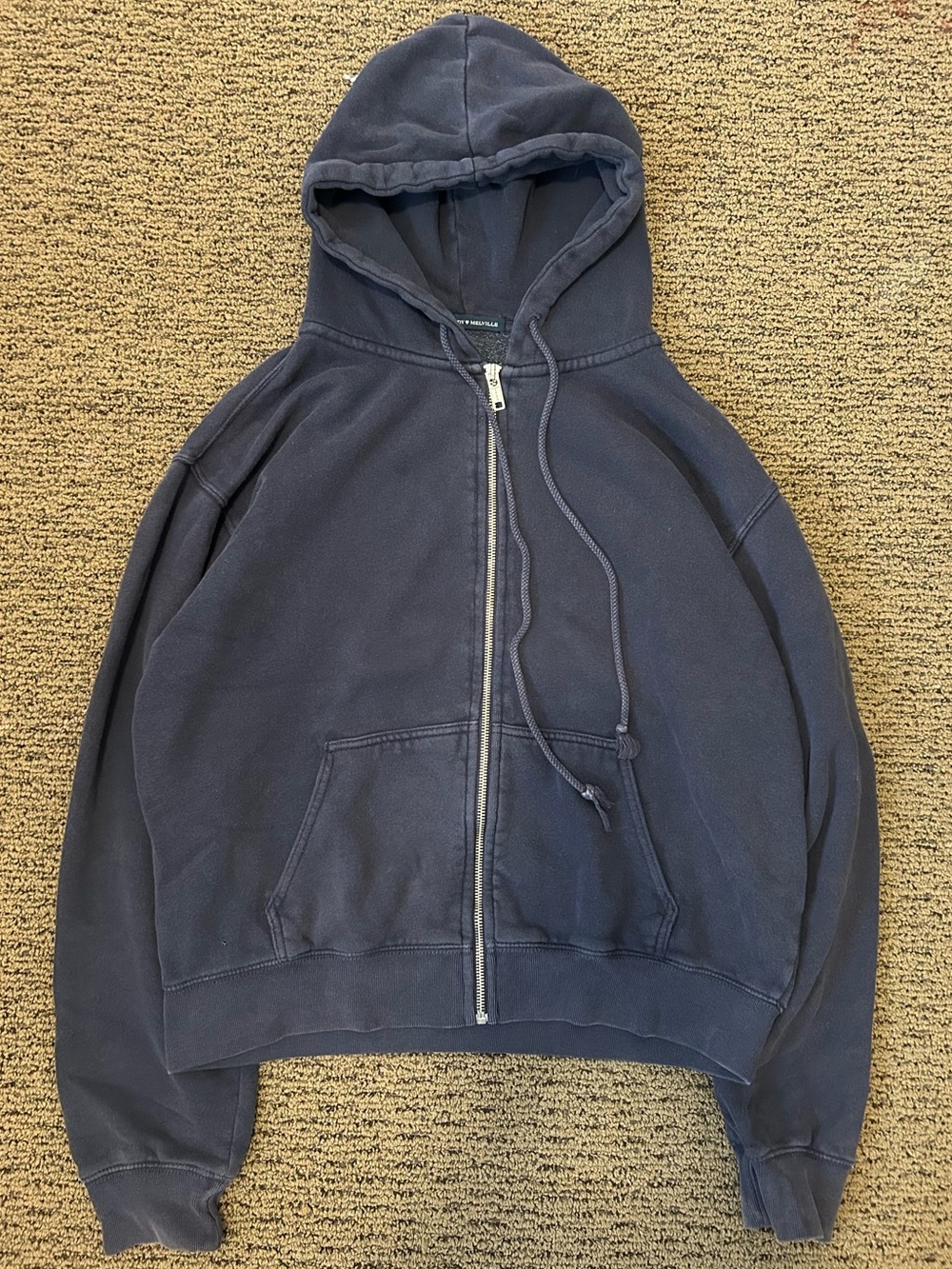 3/$25 Brandy Melville Blue Zip Up Hoodie